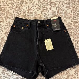 Levi's Women's Dark Denim Jean Shorts